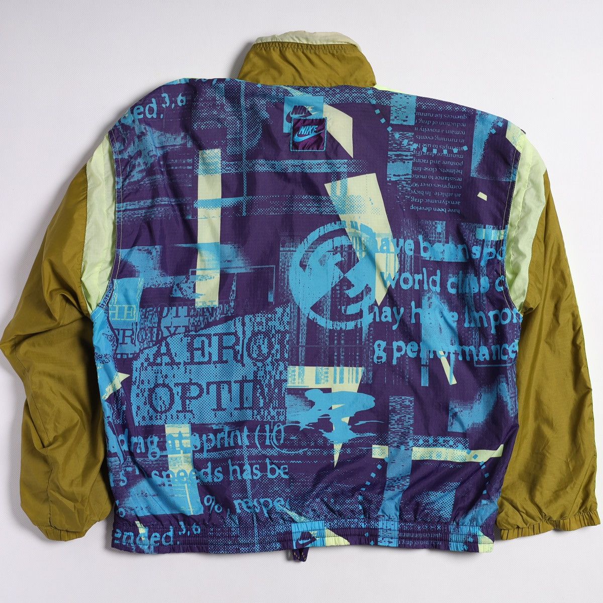 Nike Vintage Nike Maximal Power Multicolour Windbreaker Jacket Size US M / EU 48-50 / 2 - 2 Thumbnail