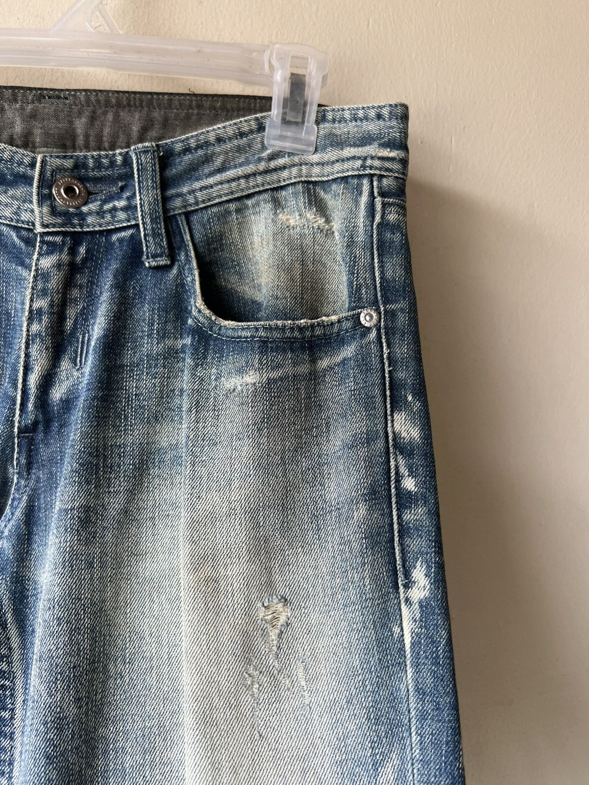 Neil Barrett Vintage Neil Barret Distressed Faded Denim Jeans Size US 29 - 17 Thumbnail