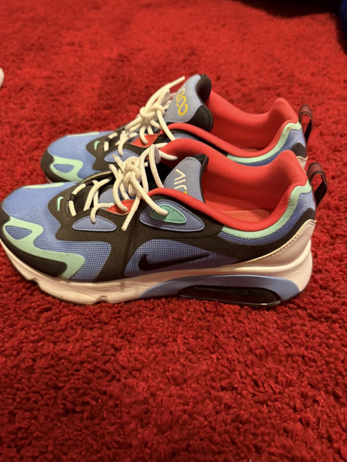 Nike Blue multi colored Nike Airmax 200s Size US 11.5 / EU 44-45 - 2 Thumbnail