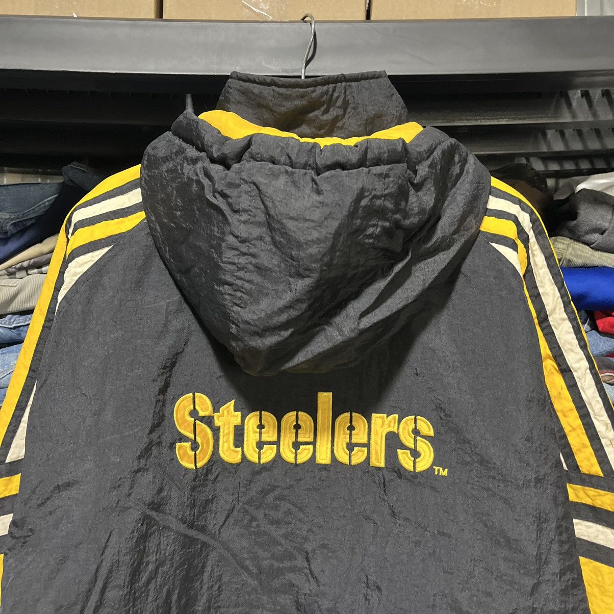 Starter VTG Pittsburgh Steelers Starter Pro Line 90s Puffer Jacket Size US XL / EU 56 / 4 - 10 Thumbnail