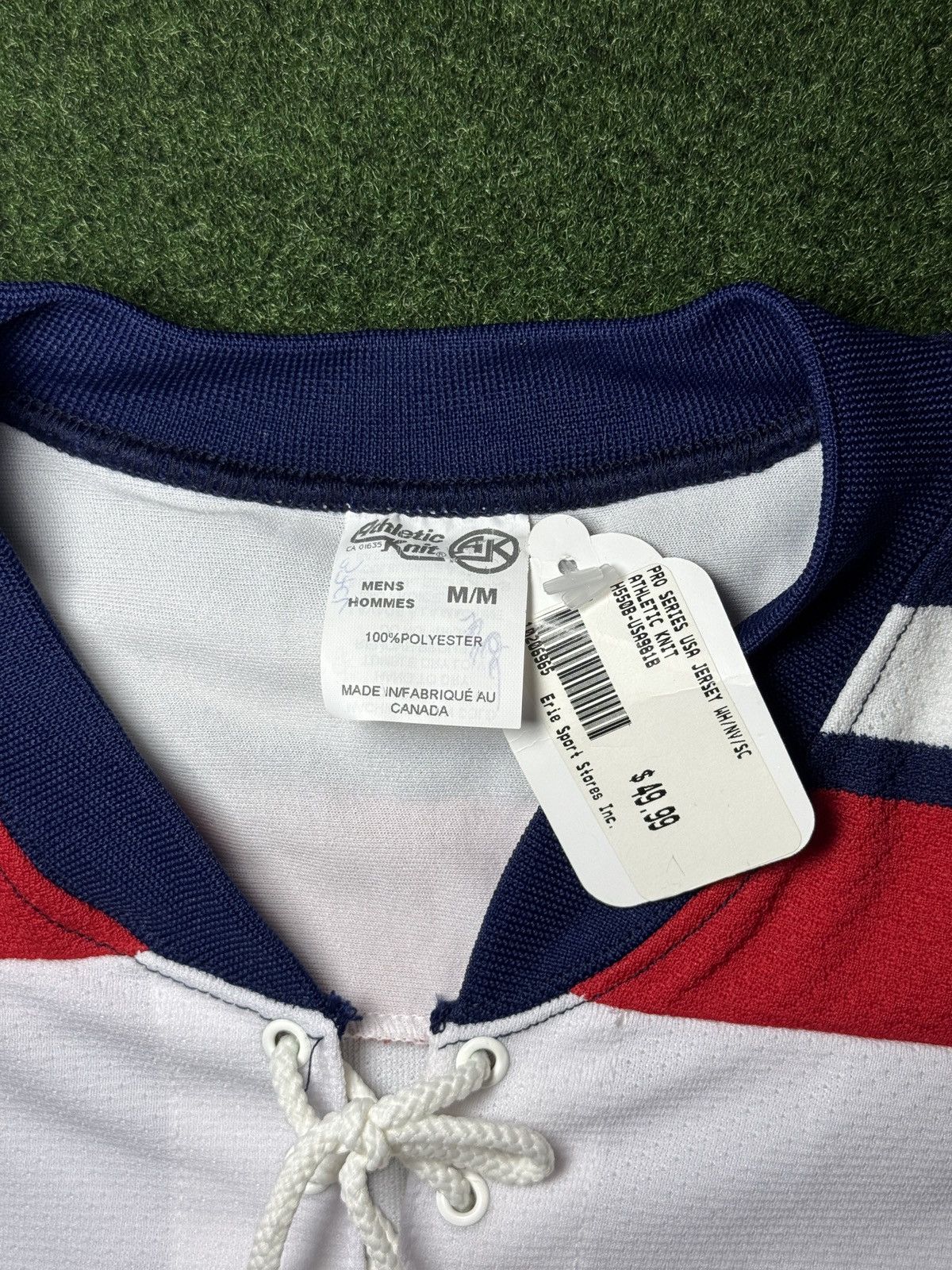 Vintage Vintage 90s Mcdowell Trojans Athletic Knit Hockey Jersey Size US M / EU 48-50 / 2 - 3 Thumbnail