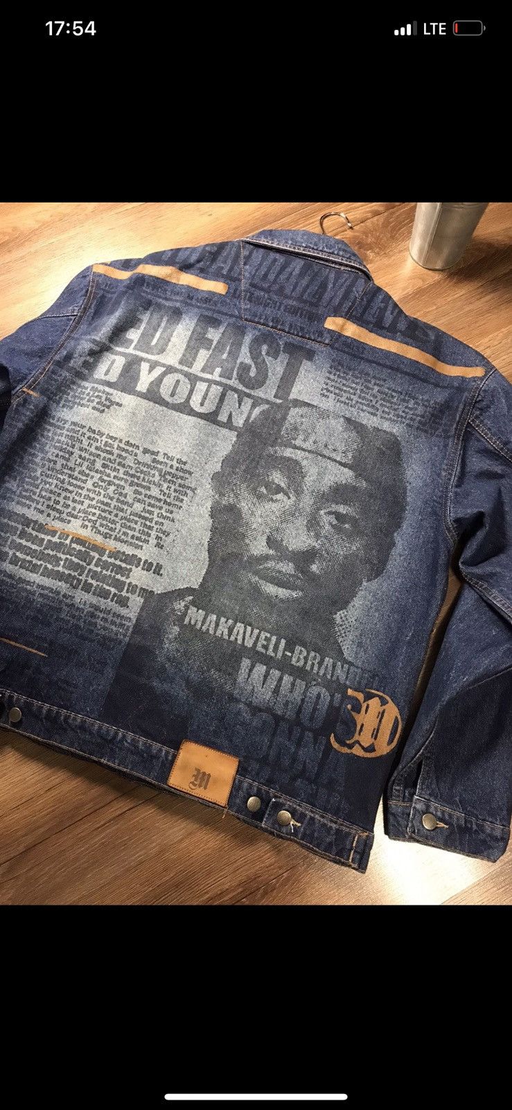 ICON Motorsports × Makaveli × Vintage Makaveli 2Pac Rare Denim Jacket 90s vintage Size US XL / EU 56 / 4 - 9 Thumbnail