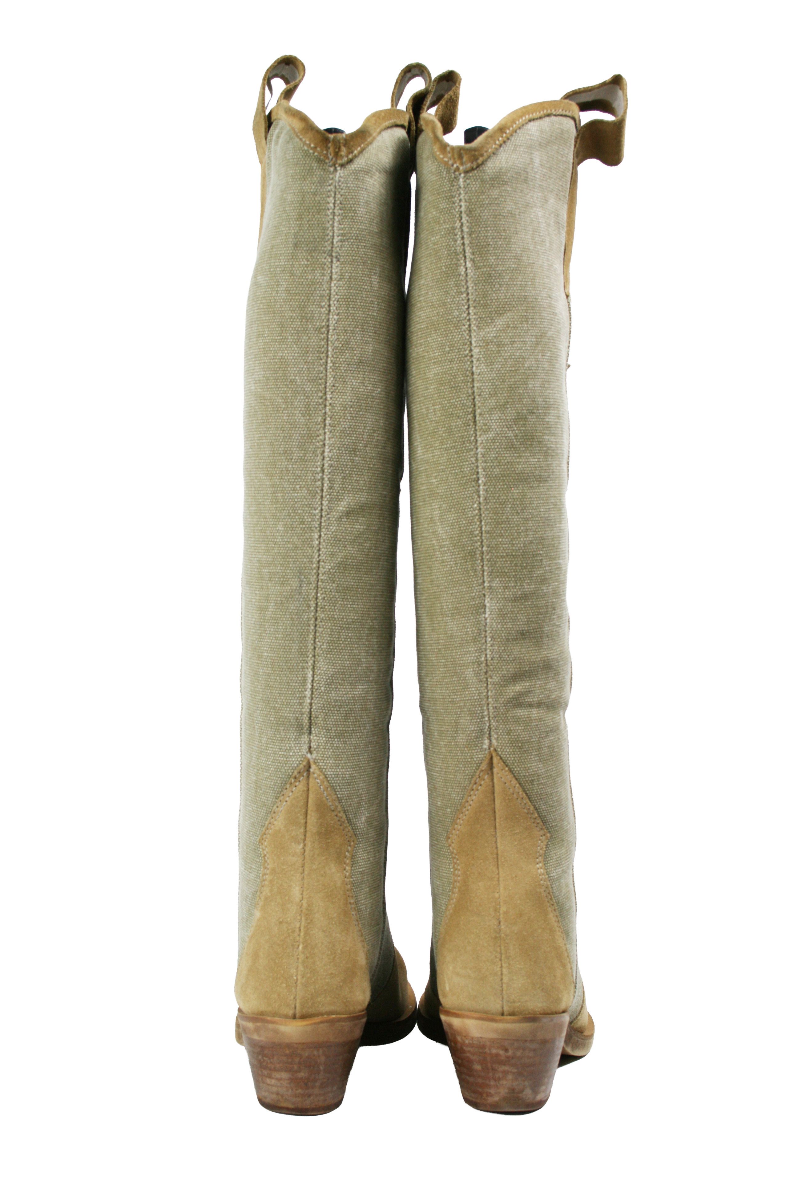 Japanese Brand L37 Let's Get Lost Knee Cowboy Western Y2K Boots Size US 6 / IT 36 - 9 Thumbnail