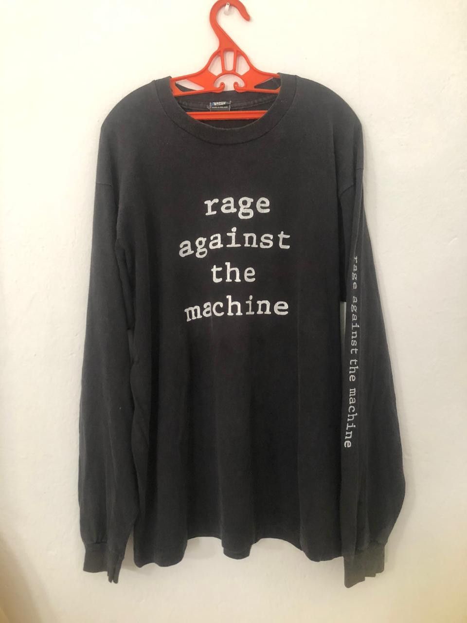 image of Band Tees x Rage Against The Machine Vintage Rage Against The Machine Bullet In The Head 90's in Bl