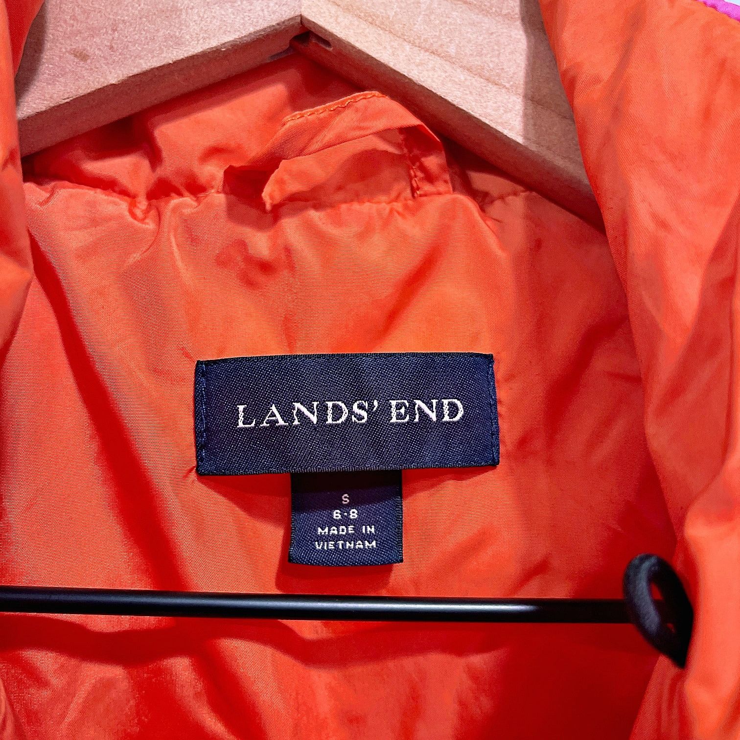 Lands' End Lands End Nylon Quilted Ski Jacket Pink Lined Womens S Size S / US 4 / IT 40 - 5 Thumbnail