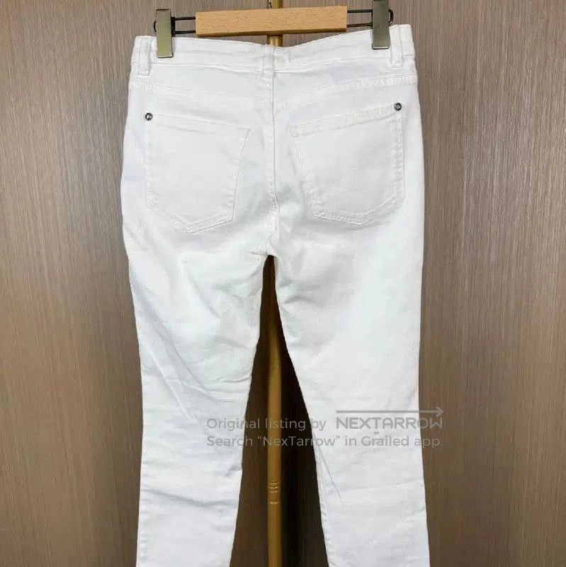 Chanel Chanel White Cotton Ladies Jeans . Size 27" / US 4 / IT 40 - 2 Thumbnail