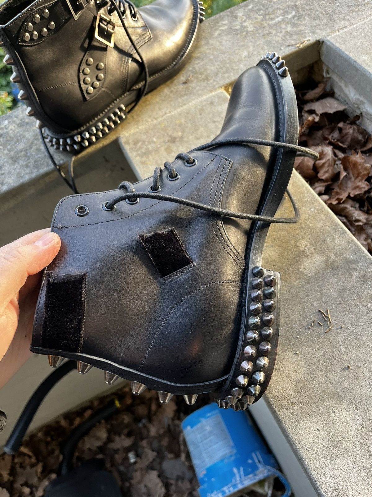 Saint Laurent Paris Saint Laurent Hedi Slimane Studded Boots Size US 8 / EU 41 - 4 Thumbnail