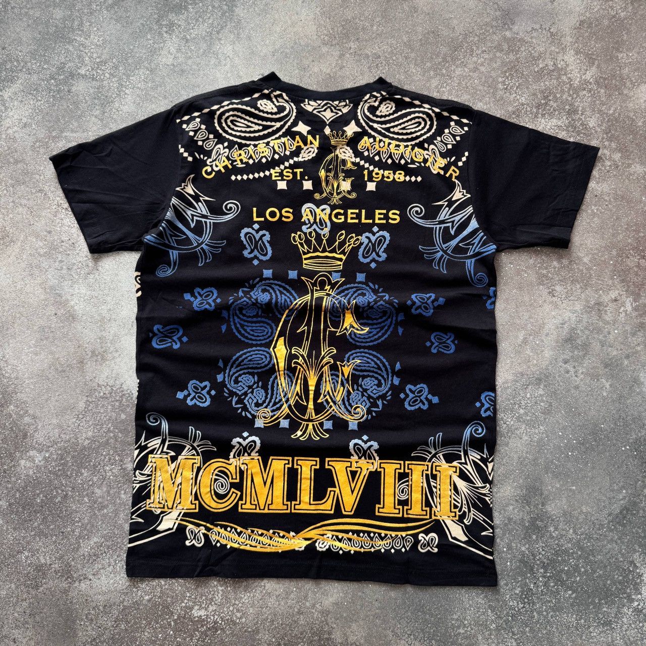 Christian Audigier Christian Audigier (Ed Hardy) Rhinestones Y2K T-Shirt Size US L / EU 52-54 / 3 - 2 Thumbnail