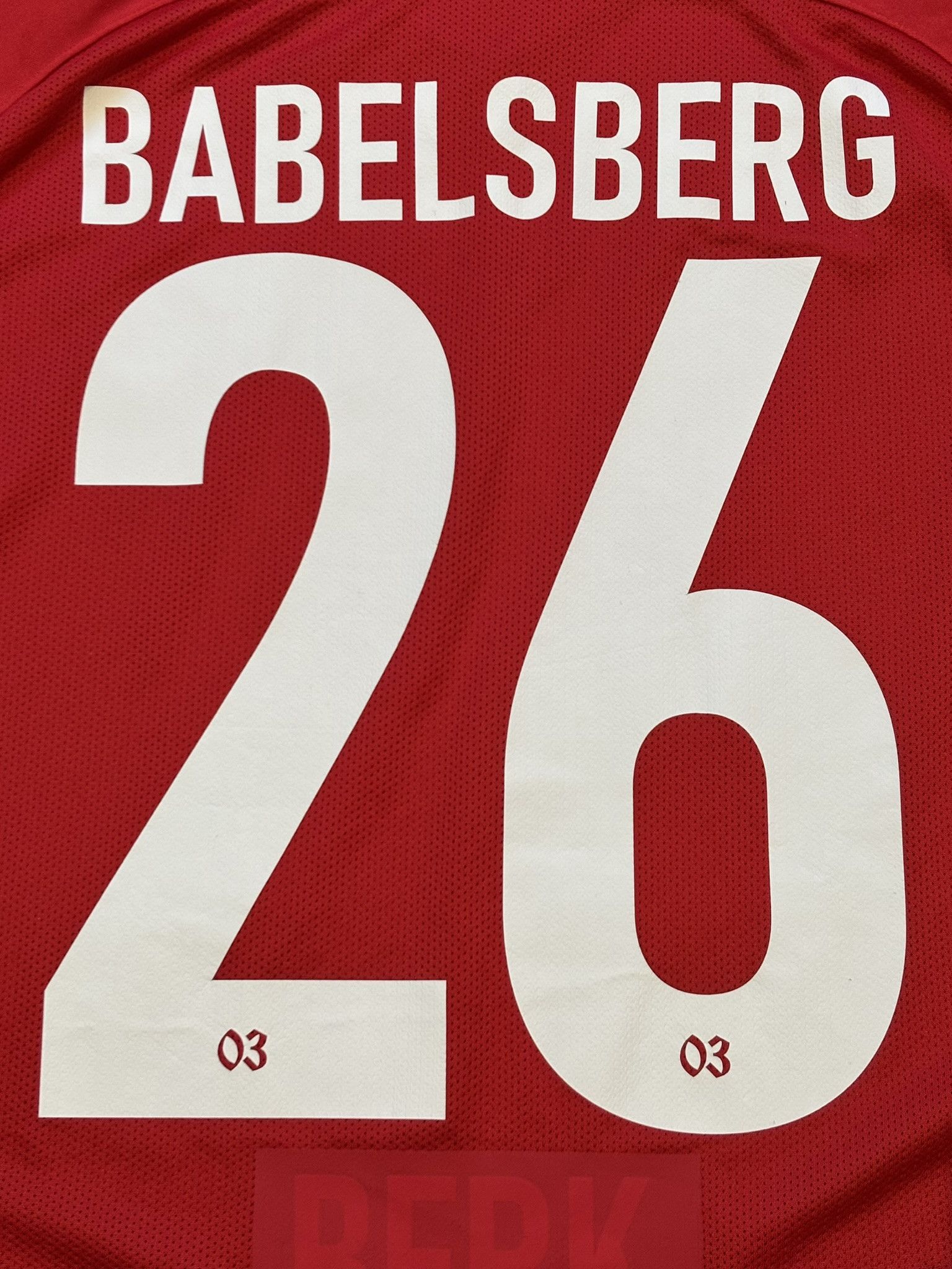 Nike SV Babelsberg 03 2021/2022 Berk #26 Nike Football Jersey Size US L / EU 52-54 / 3 - 11 Thumbnail