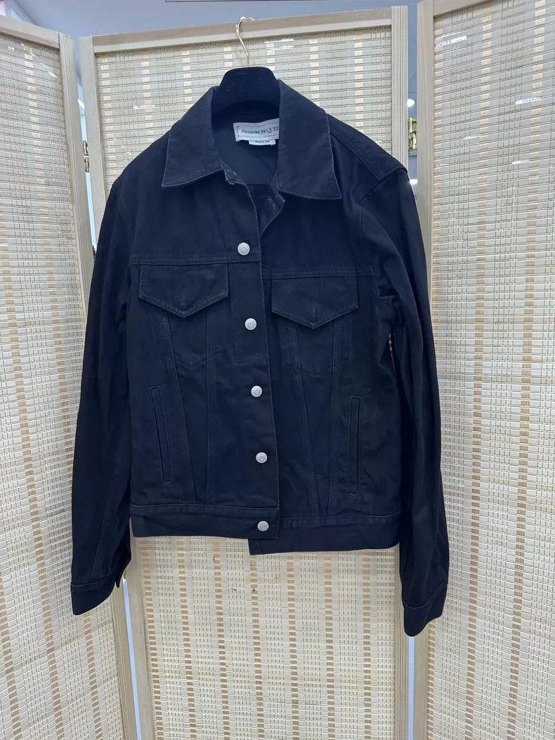 Alexander McQueen Alexander Mcqueen Multi-button cotton denim jacket Size US S / EU 44-46 / 1 - 1 Thumbnail