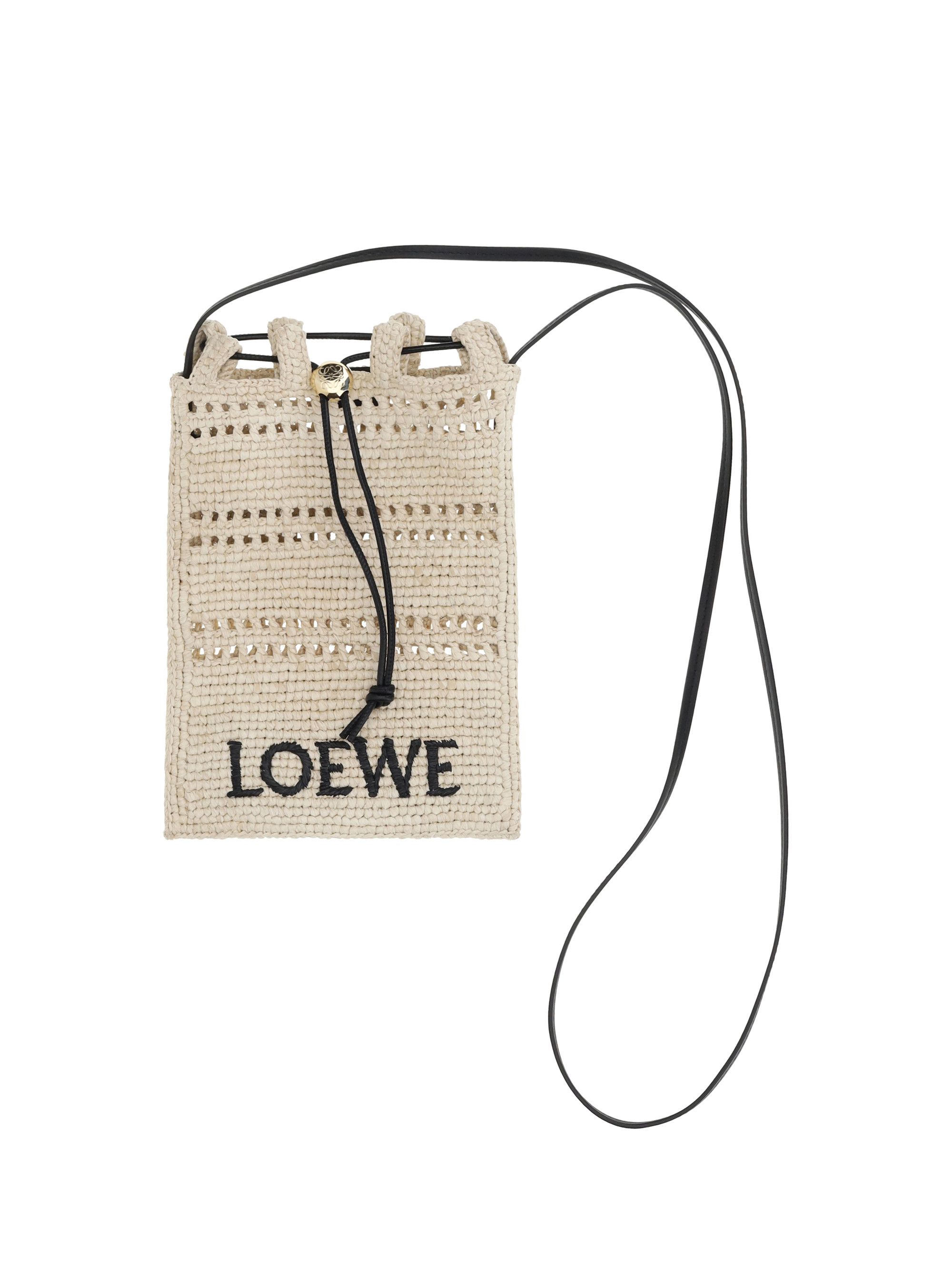 Loewe Raffia Shoulder Bag, Women's