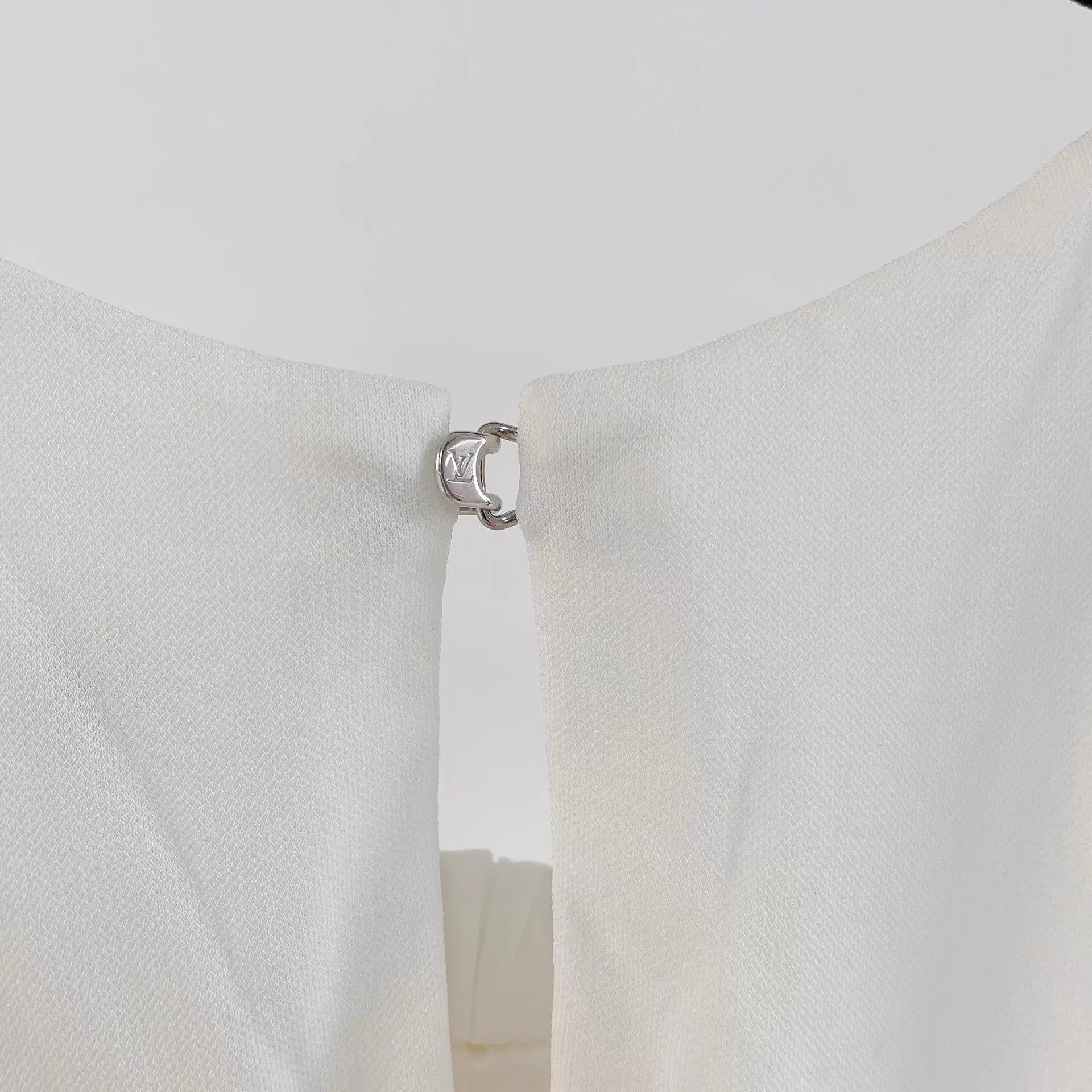 Louis Vuitton LV white sleeveless top pre-owned Size XS / US 0-2 / IT 36-38 - 5 Thumbnail