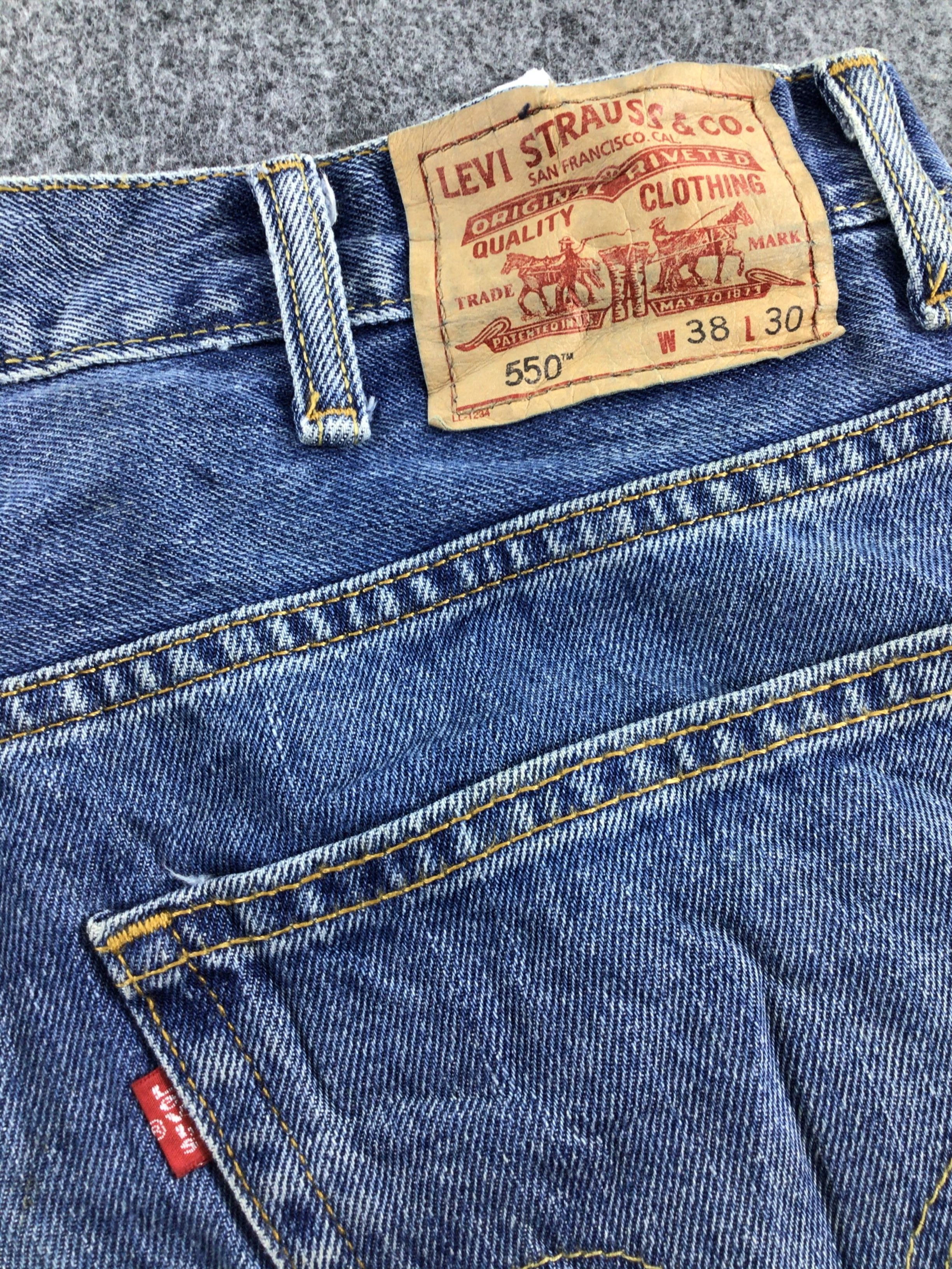 Levi's Vintage Levis 550 Jeans Medium Wash Denim -J452 Size US 39 - 5 Thumbnail