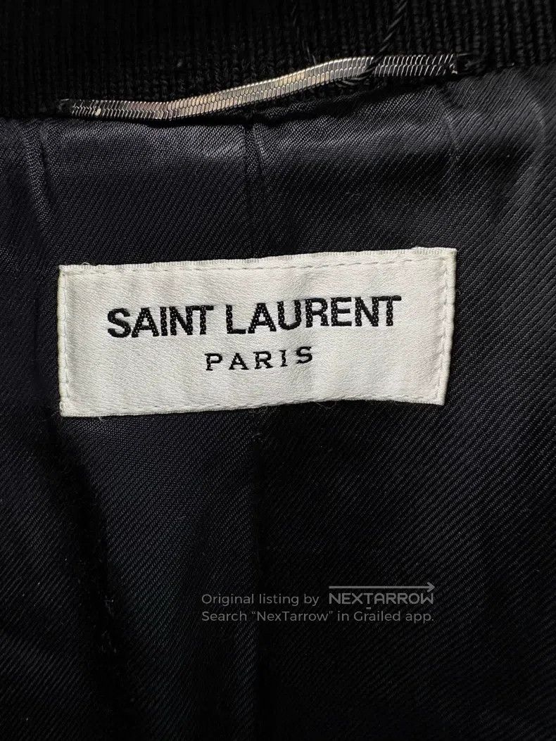 Saint Laurent Paris Saint Laurent Paris Black and white baseball jacket Size US L / EU 52-54 / 3 - 3 Thumbnail