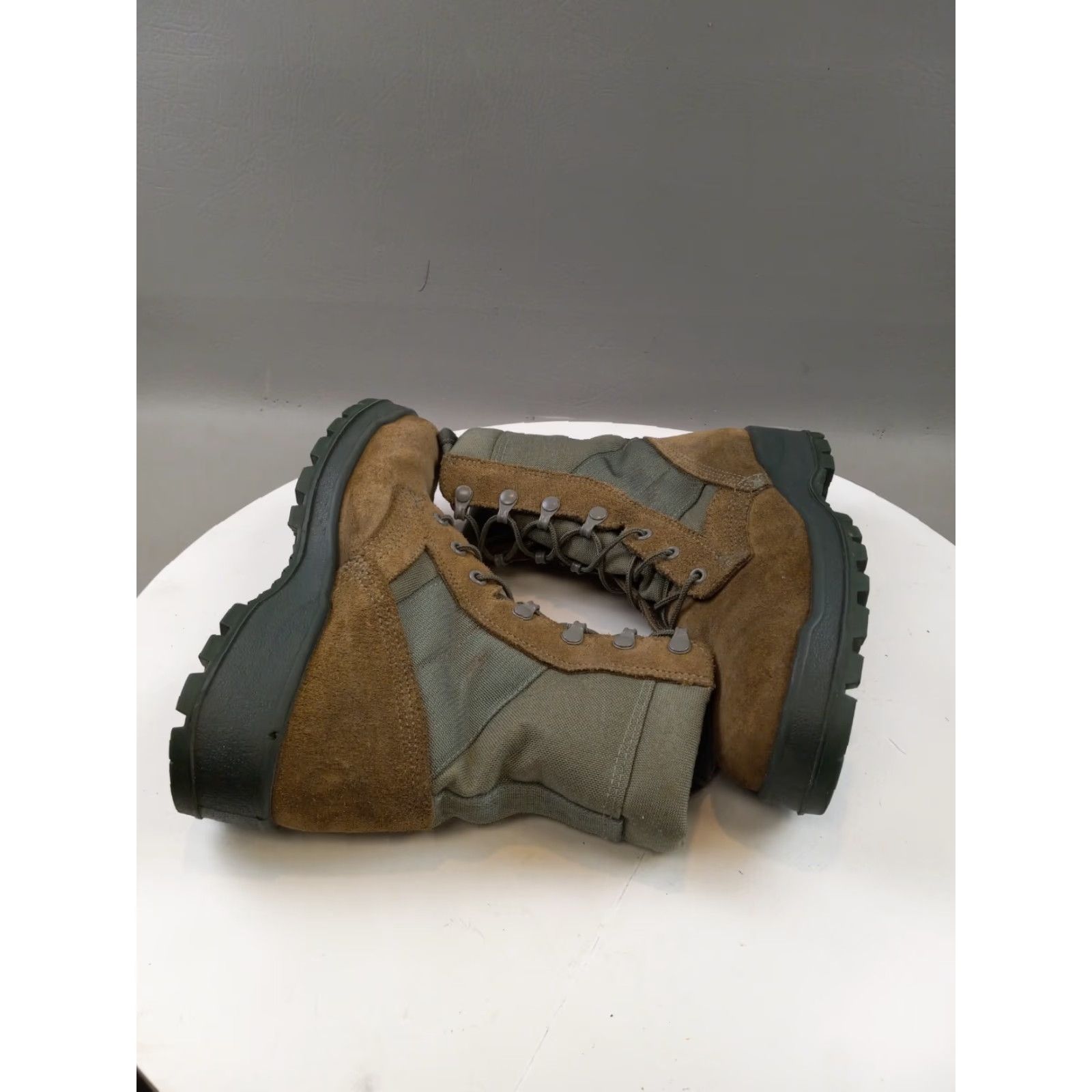 Vibram Vibram Mondo PT Military Boots Green 6R 8430 Steel Toe Unisex Adults Wide Leather Desert Boots Mens Size US 6 / EU 39 - 7 Thumbnail