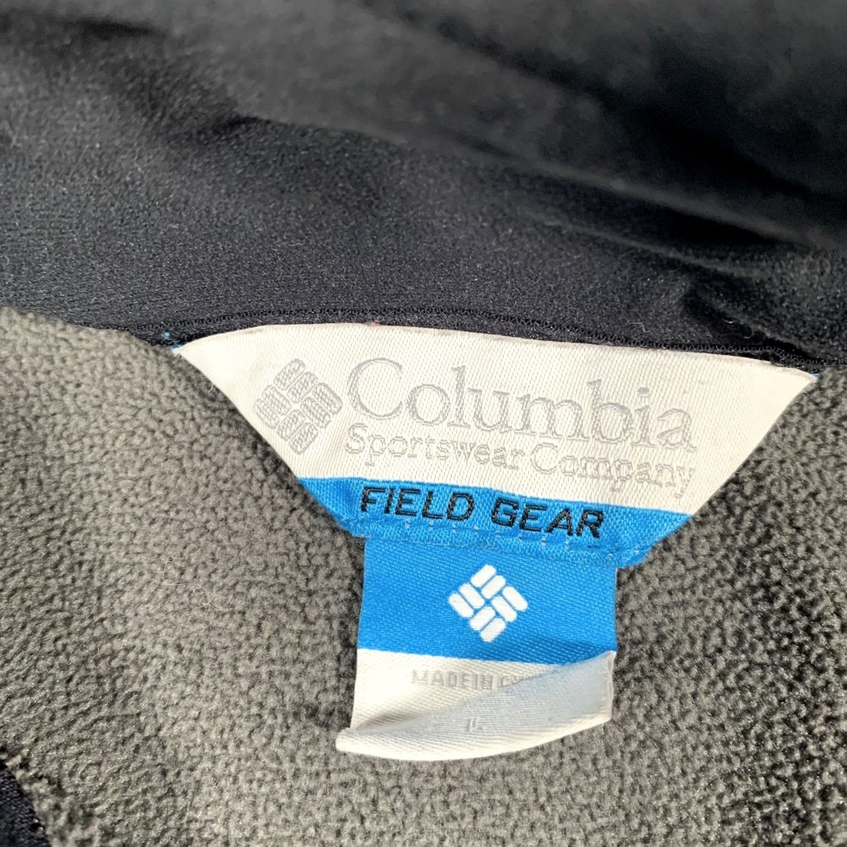Vintage Columbia Field Gear Jacket Mens Large Black Omni-Shield Softshell Fleece Lined Size US L / EU 52-54 / 3 - 5 Thumbnail
