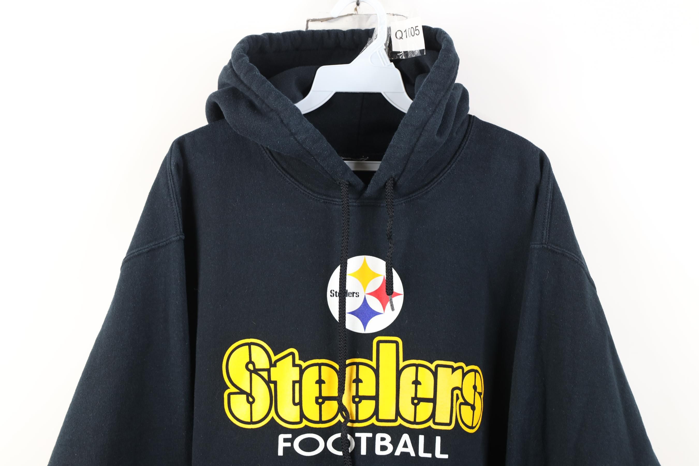 Vintage Vintage Pittsburgh Steelers Football Hoodie Sweatshirt Black Size US M / EU 48-50 / 2 - 2 Thumbnail
