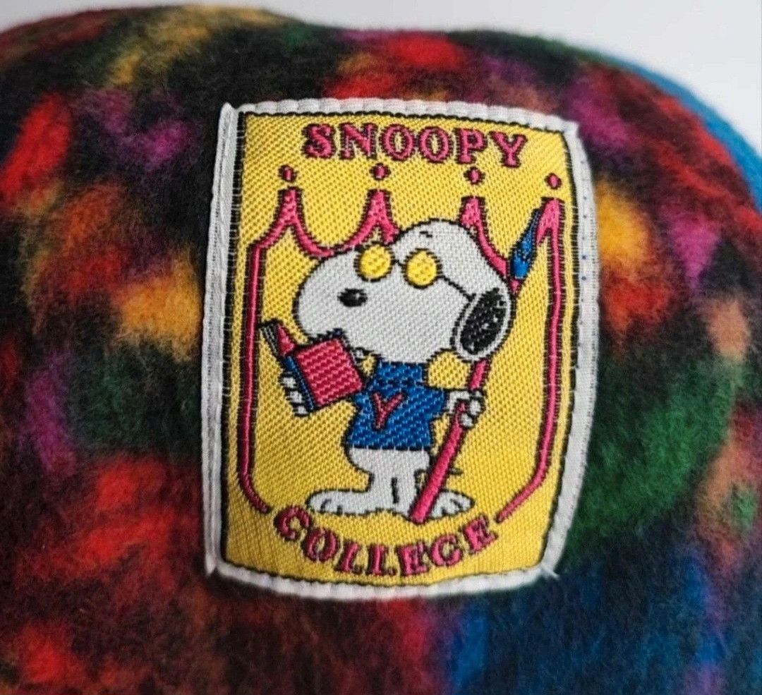 Vintage 1970s Peanuts Snoopy f9leece cap Size ONE SIZE - 7 Thumbnail