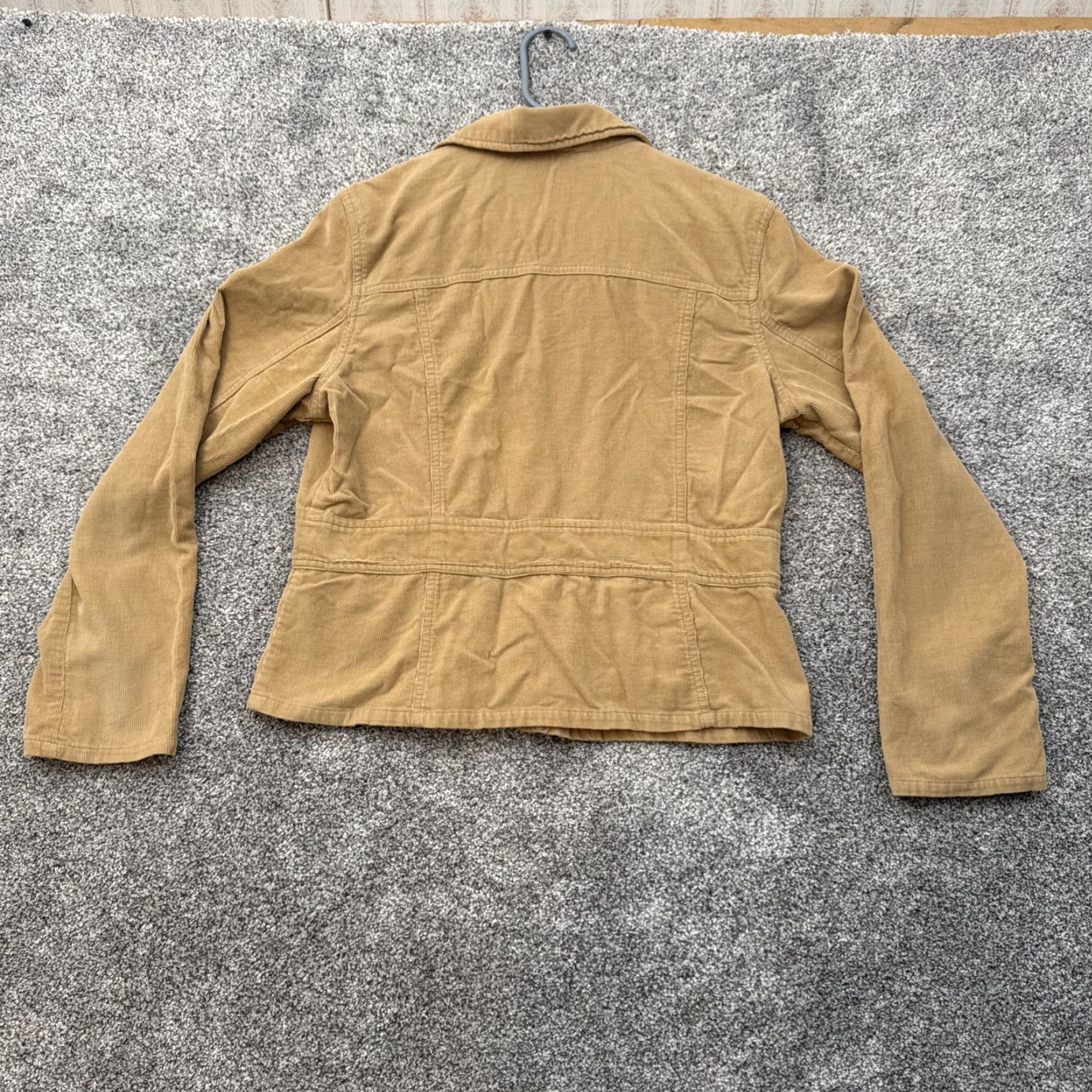 Vintage VINTAGE Aeropostale Corduroy Blazer Womens L Workwear Jacket Utility Retro Jacket Pockets Brown 90s/00s Womens Size L / US 10 / IT 46 - 7 Thumbnail