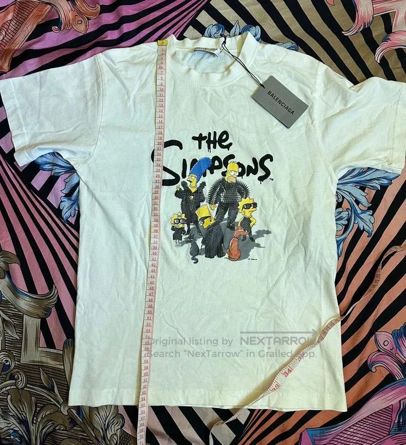 Balenciaga Balenciaga x The Simpsons Short Sleeve T-Shirt. Size US XS / EU 42 / 0 - 7 Thumbnail