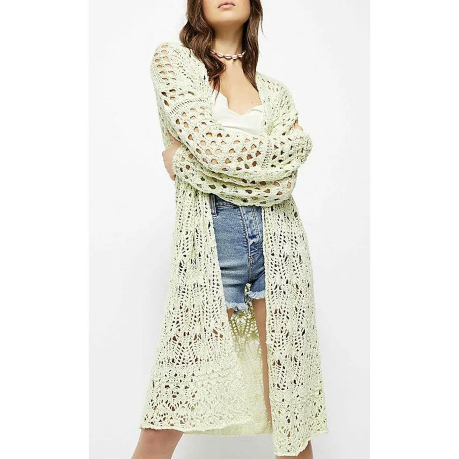 Free People Free People Sweet Honeydew XS women sweater A001589 Size XS / US 0-2 / IT 36-38 - 3 Thumbnail