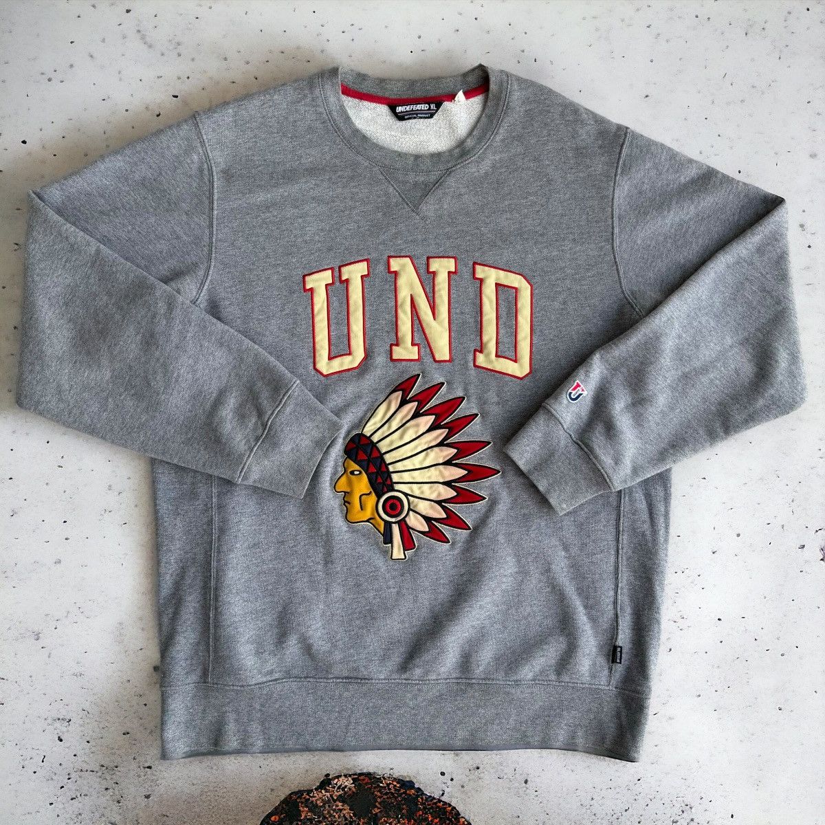Undefeated Undefeated UNDFTD Native Indian Chief Head Pullover BAPE Size US XL / EU 56 / 4 - 2 Thumbnail