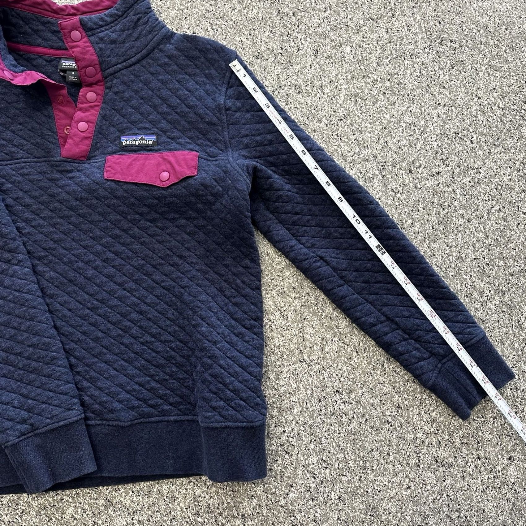 Patagonia Patagonia Pullover Sweatshirt | Patagonia Sweater | S | Blue | Cotton | Snap | Long Sleeve | Women’s Size S / US 4 / IT 40 - 5 Thumbnail
