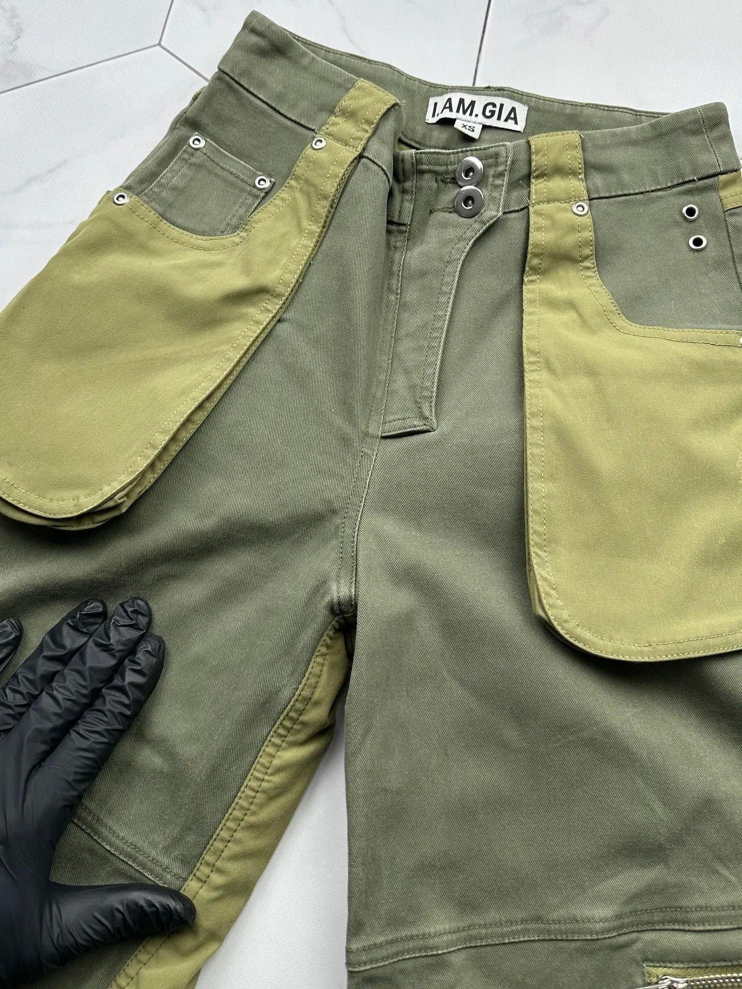 I.AM.GIA I Am Gia Wide Zipped Pants (B279) Size 25" / US 0 / IT 36 - 4 Thumbnail