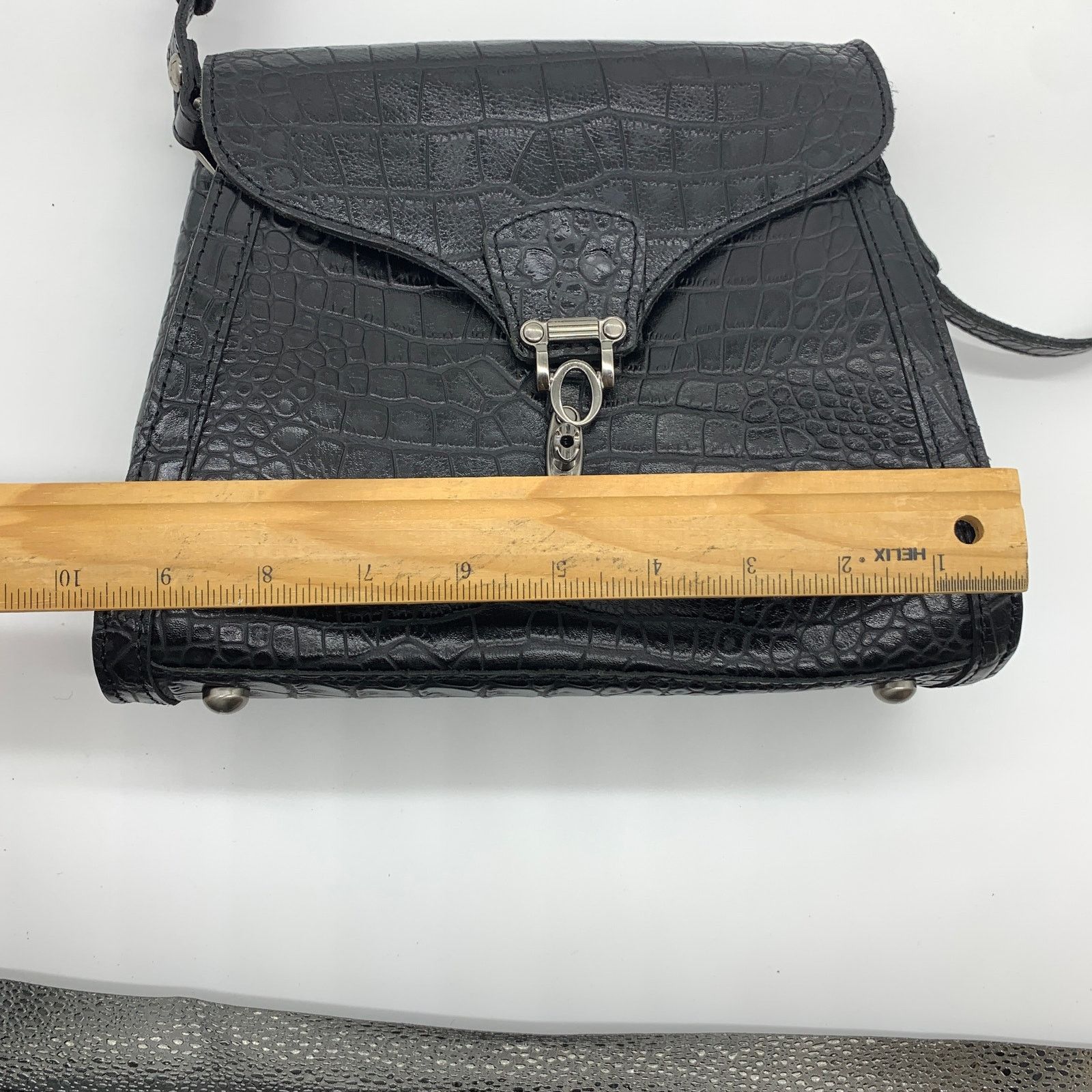 Other Patricia Nash Crossbody Leather Ashmore Satchel Black Size ONE SIZE - 6 Thumbnail