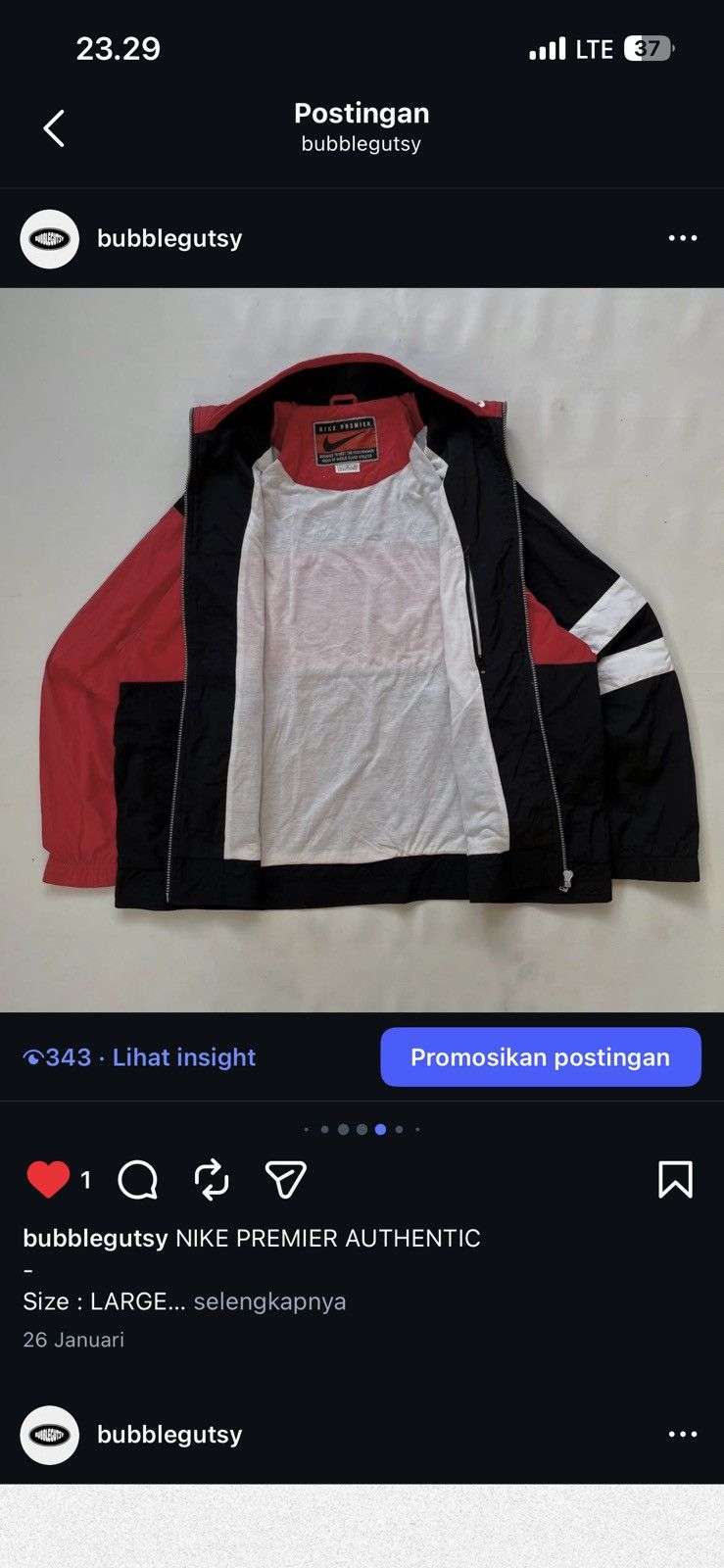 Nike Nike premiere Size US L / EU 52-54 / 3 - 4 Thumbnail