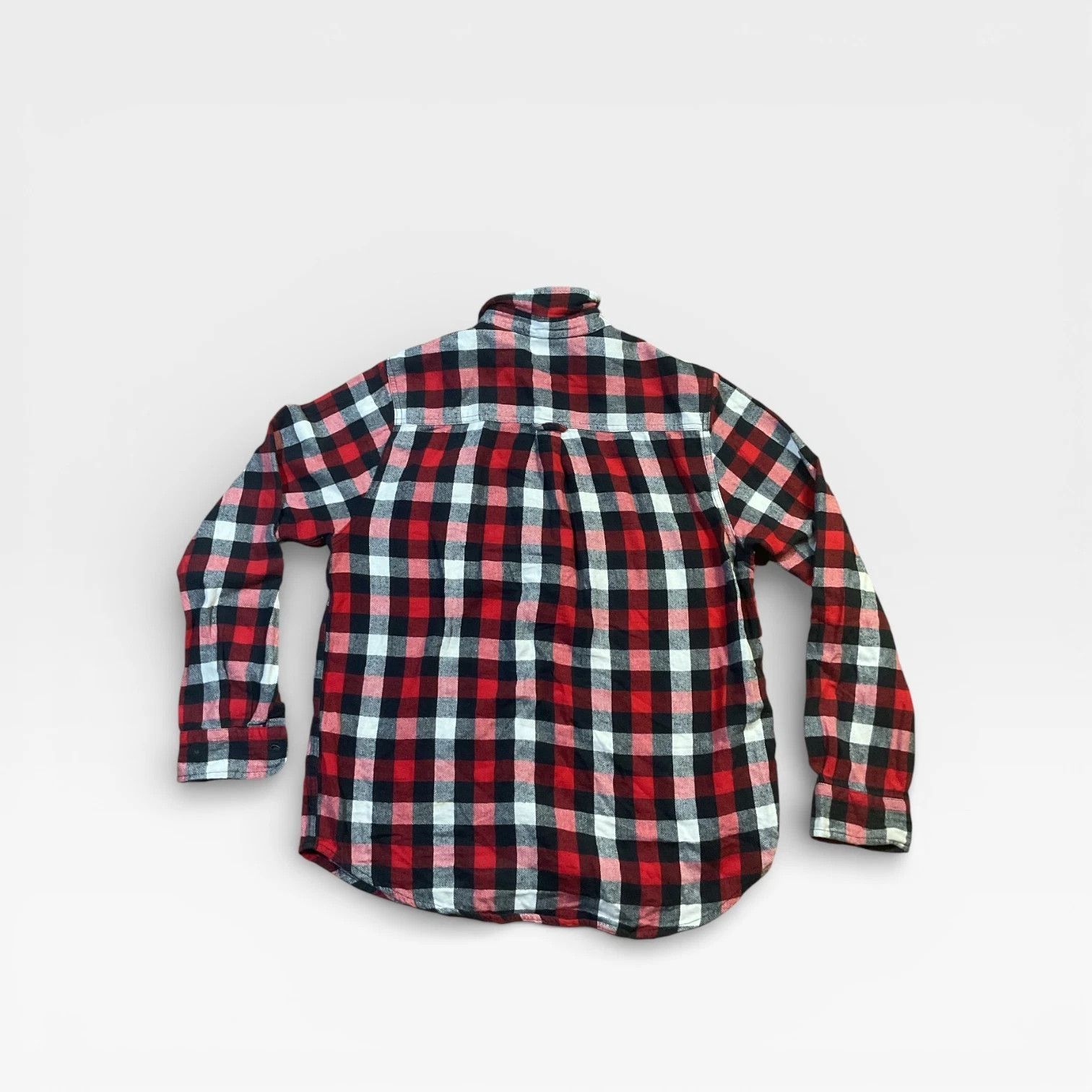 Woolrich Woolen Mills Vtg Woolrich Shirt Mens Wool Blend Flannel Tan Plaid Pocket Size US M / EU 48-50 / 2 - 2 Thumbnail