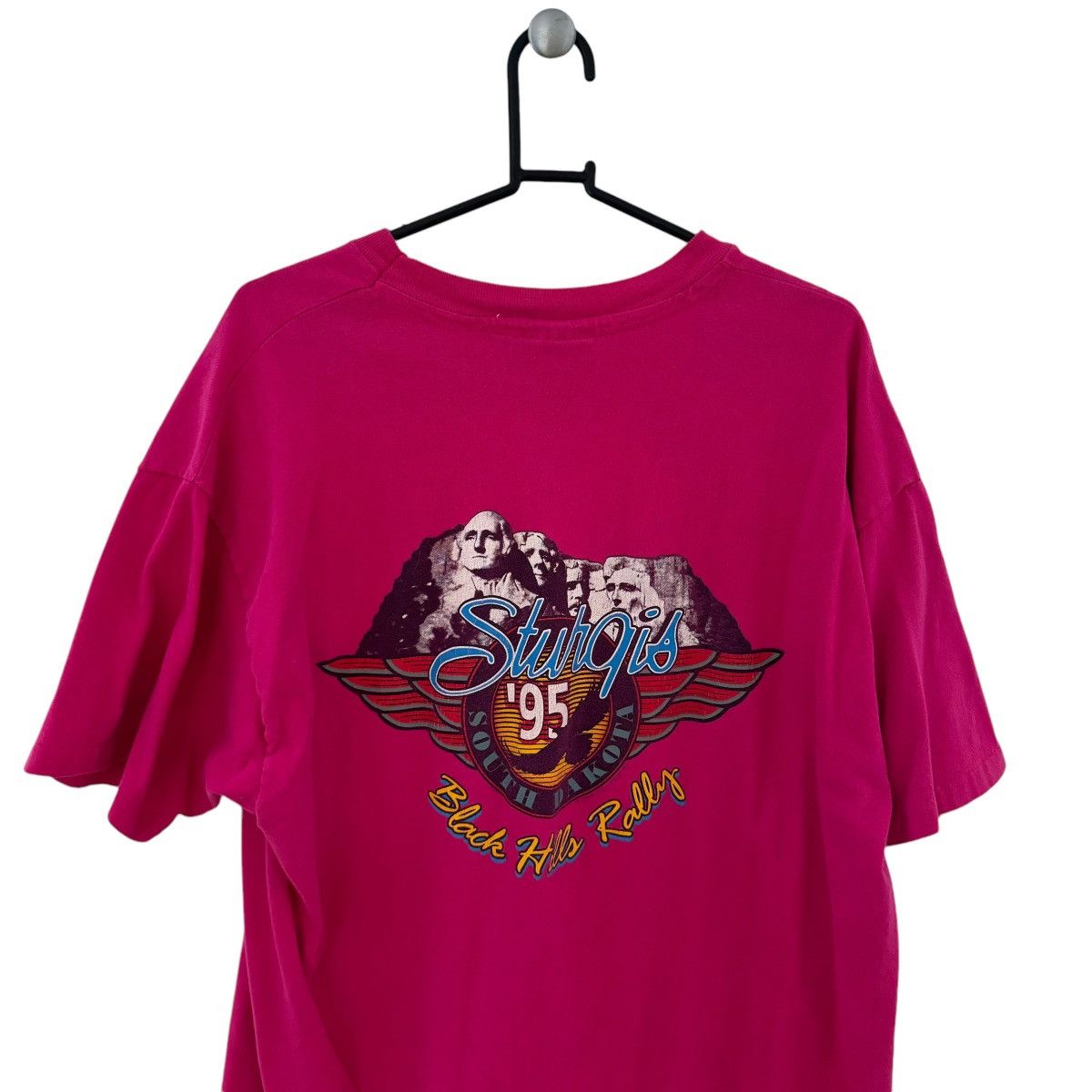 Harley Davidson × Vintage Vintage Harley Davidson sturgis South Dakota pink T shirt Size US XL / EU 56 / 4 - 2 Thumbnail