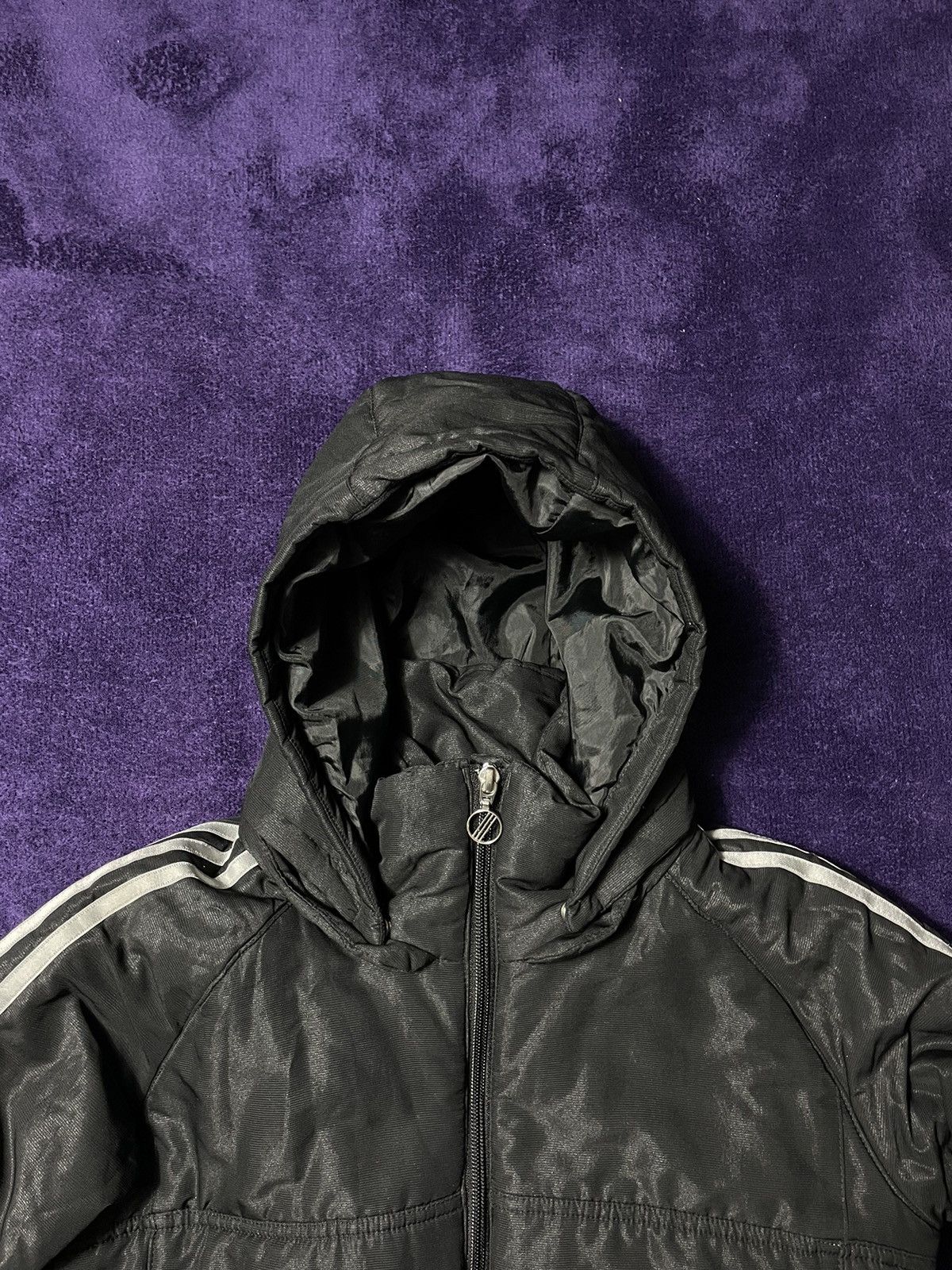 Adidas × Vintage 2000s style Adidas vintage black jacket with stripes Size L / US 10 / IT 46 - 3 Thumbnail
