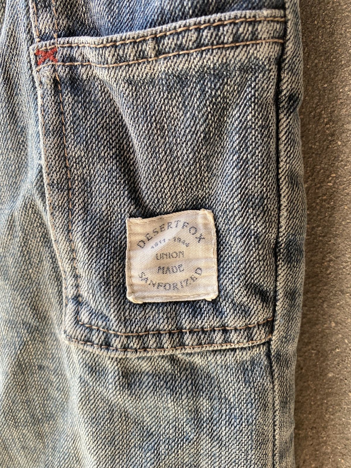 Designer × PPFM PPFM Distressed Denim Pants Like Punk Rock Style Size US 32 / EU 48 - 17 Thumbnail