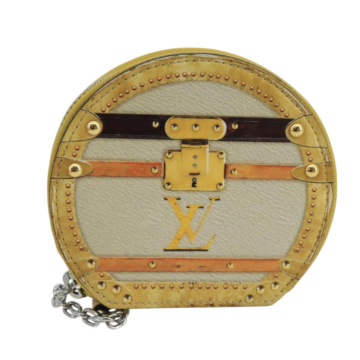 Louis Vuitton Micro Boite Chapeau Yellow Leather Wallet (Pre-Owned) Size ONE SIZE - 1 Thumbnail