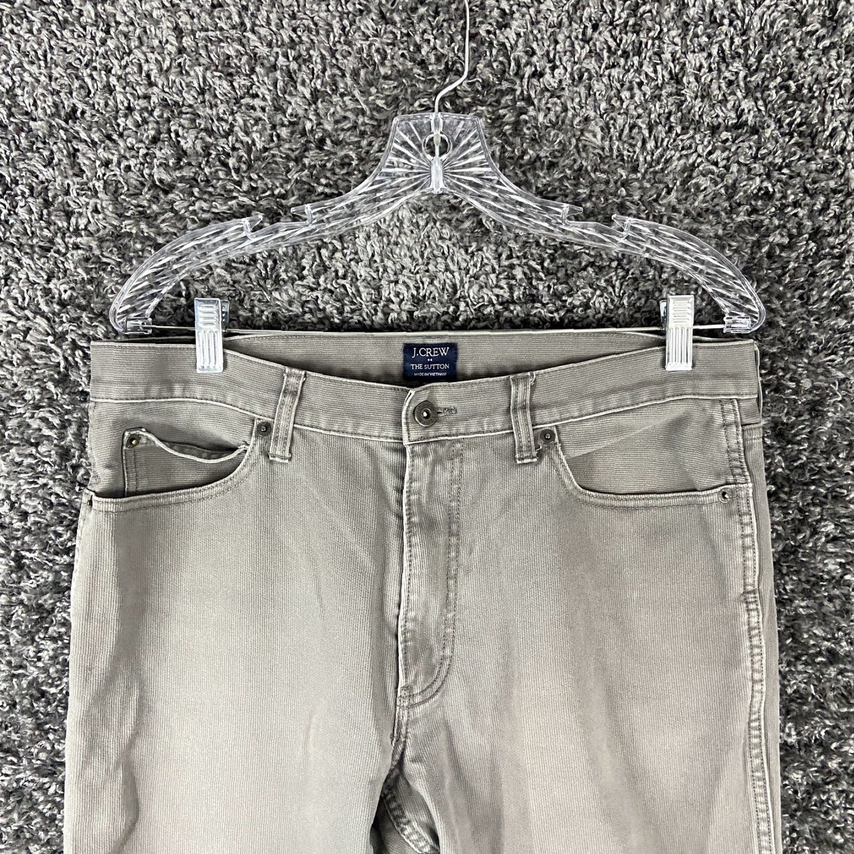 J.Crew J.CREW Sutton Chino Pants Gray Men’s 33x31 Size US 33 - 4 Thumbnail