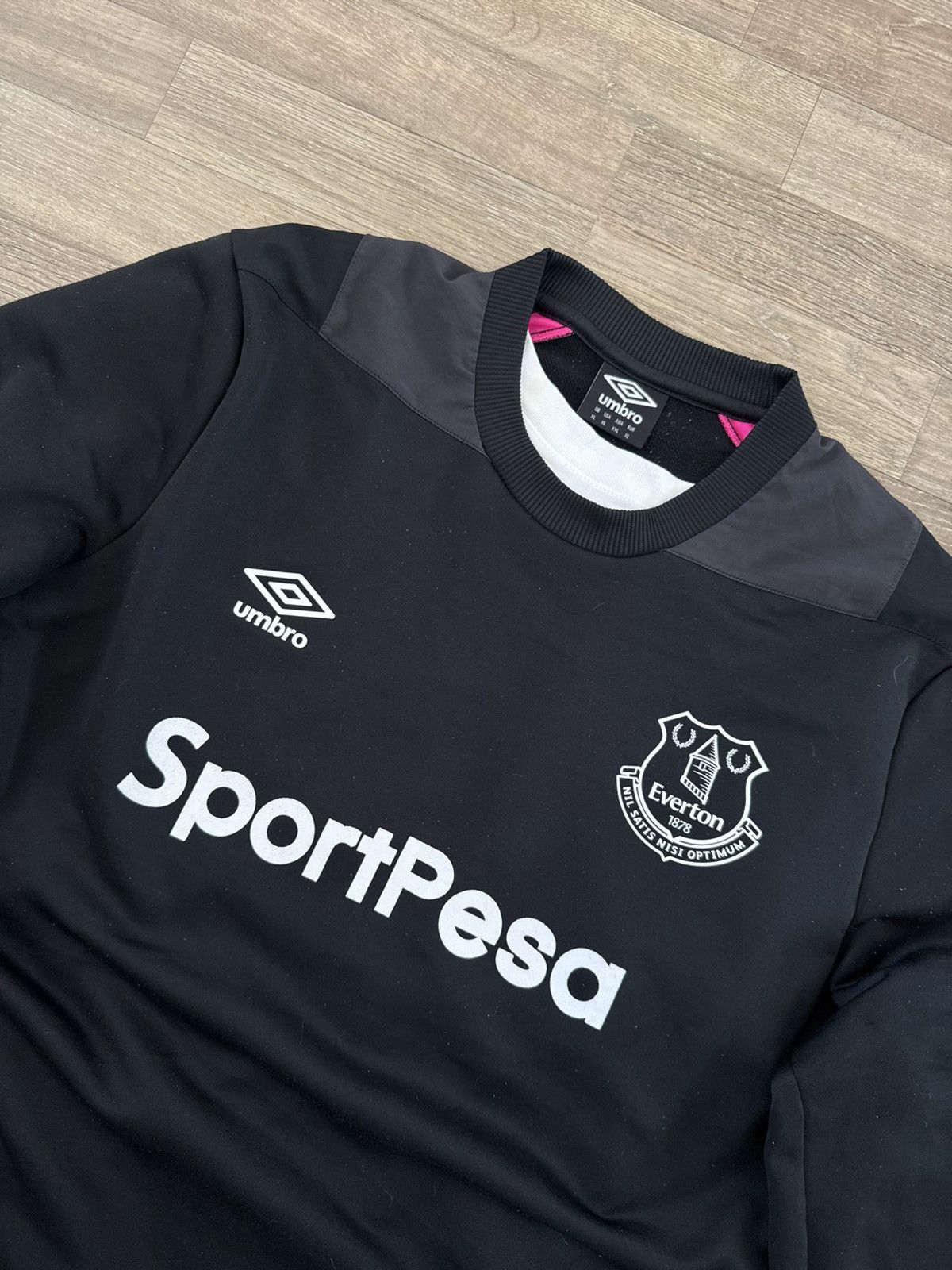 Umbro Everton Y2K Track Soccer Football Blokecore Sweatshirt Size US L / EU 52-54 / 3 - 4 Thumbnail