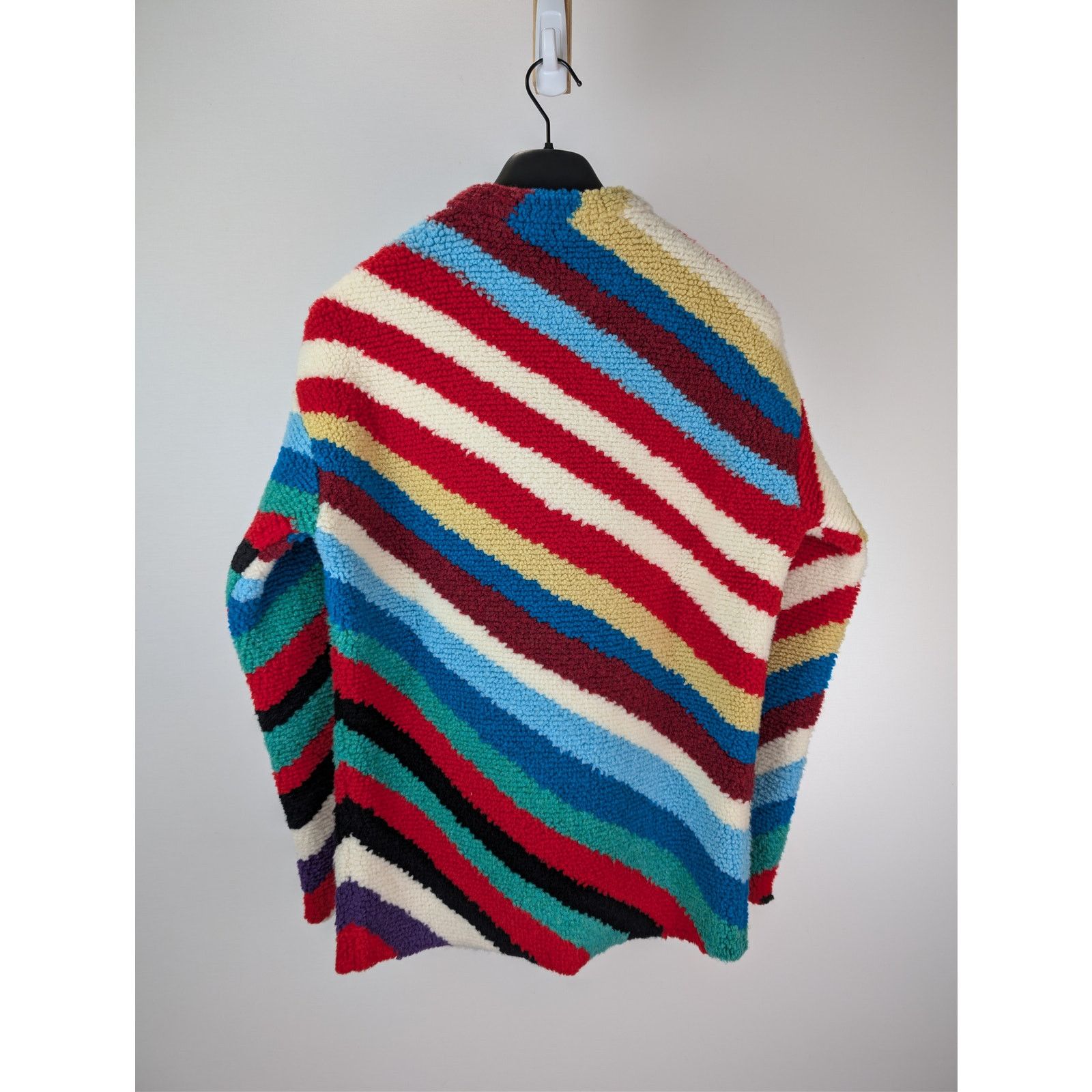 Bottega Veneta o1rshd1 Striped Loopy Knit Wool-Blend Sweater in Multicolor Size US M / EU 48-50 / 2 - 10 Thumbnail