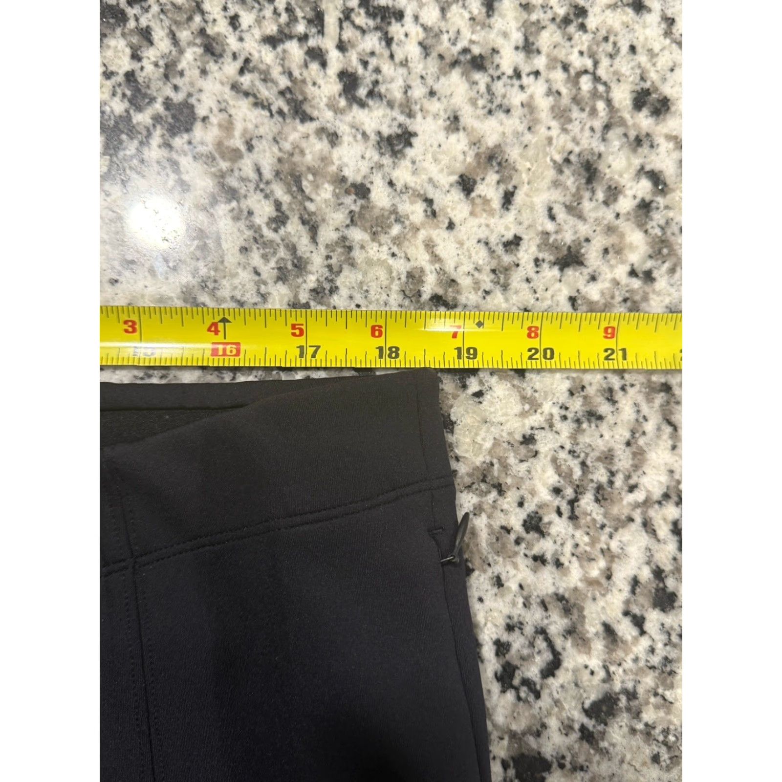 Vintage VINTAGE Away The Layover Black Split Hem Stretch Pants 3XL Women Cropped Zippered Pockets, Pull On, Casual Travel Workwear Mens Womens? Size 40" / US 18 - 3 Thumbnail