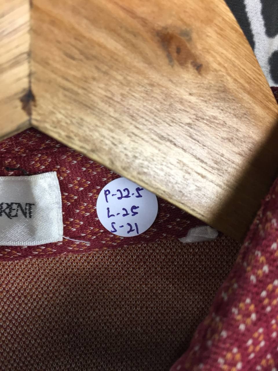 Yves Saint Laurent Vtg YSL Yves Saint Laurent Patterned Longsleeve Polo Tee Size US L / EU 52-54 / 3 - 11 Thumbnail