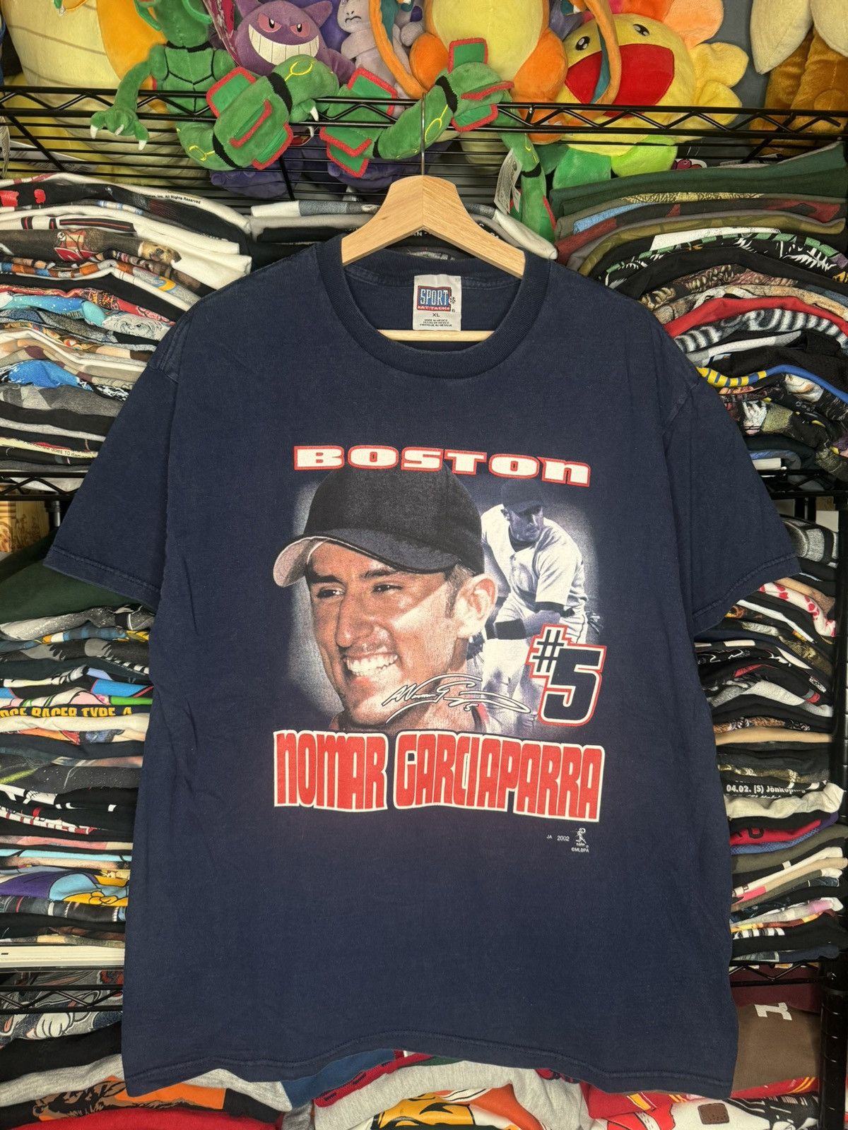 MLB × Vintage Vintage 02 Nomar Garciparra Boston Red Sox Sport Attack Tee Size US XL / EU 56 / 4 - 1 Thumbnail
