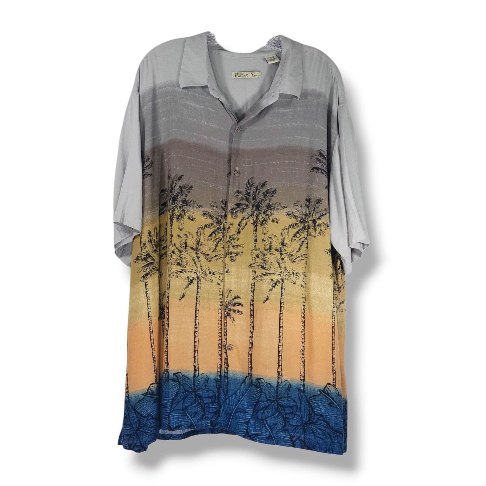 Batik Bay Batik Bay Rayon Hawaiian Aloha Camp Shirt Tree Sunset XXL Size US XXL / EU 58 / 5 - 1 Thumbnail