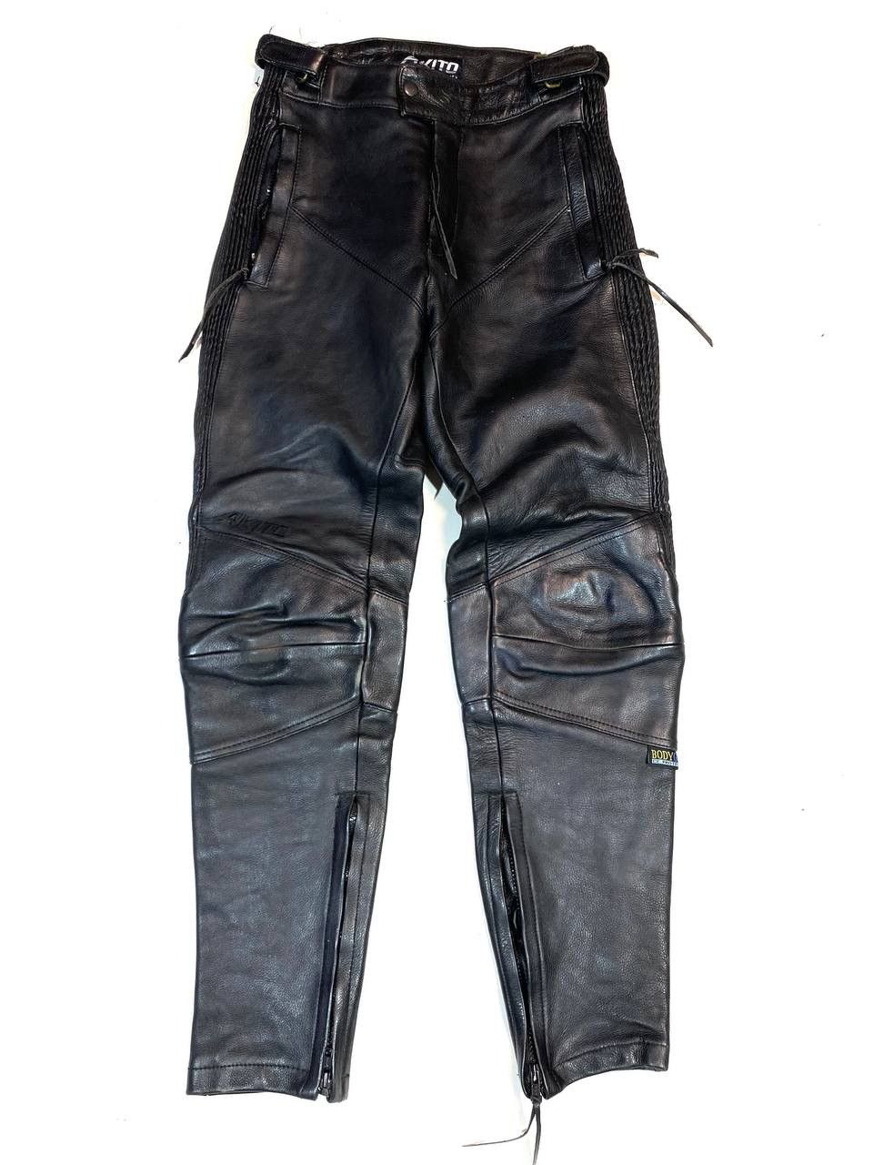 Japanese Brand Akito Racing Moto Leather Pants Vintage Size US 29 - 1 Thumbnail