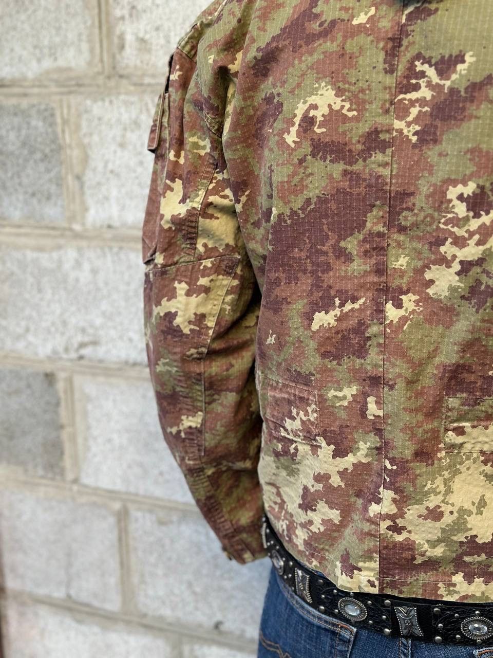 Aeronautica Militare Vintage Italian Army Vegetato Camo Jacket Fur Hood Military Size US M / EU 48-50 / 2 - 10 Thumbnail
