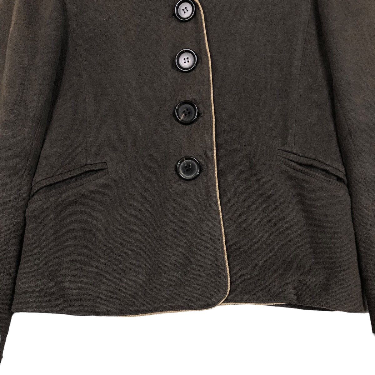 Bottega Veneta Bottega Veneta Single Breasted Cotton Light Jacket Size S / US 4 / IT 40 - 4 Thumbnail