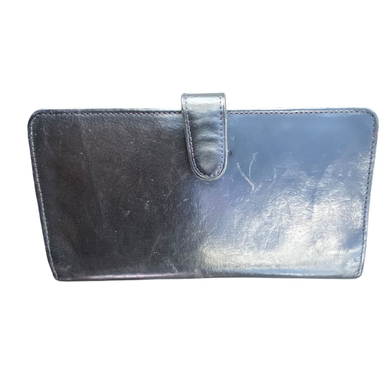 Coach VTG 80’s NWOT COACH LEATHER BRASS COIN CLASP BLACK WALLET Size ONE SIZE - 13 Thumbnail