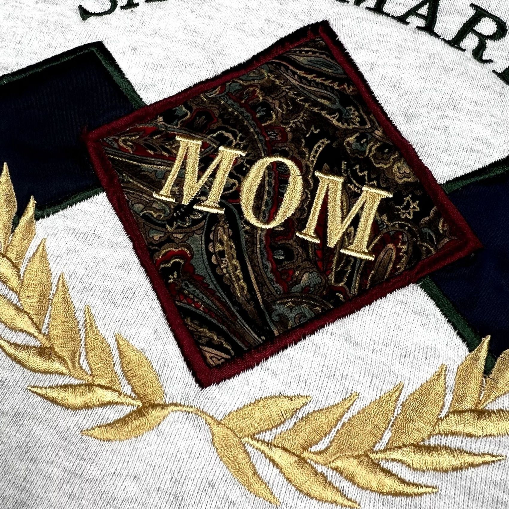 Vintage VINTAGE Saint Mary’s Mom Embroidered Crewneck Sweatshirt Large USA Player Sweatshirt Womens Crewneck 90s Gray Size L / US 10 / IT 46 - 6 Thumbnail