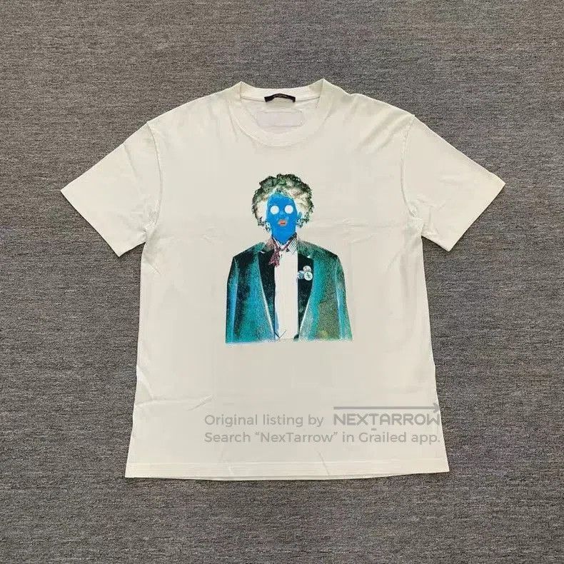 Louis Vuitton LV White Neon Portrait Short Sleeve. Size US XL / EU 56 / 4 - 1 Thumbnail