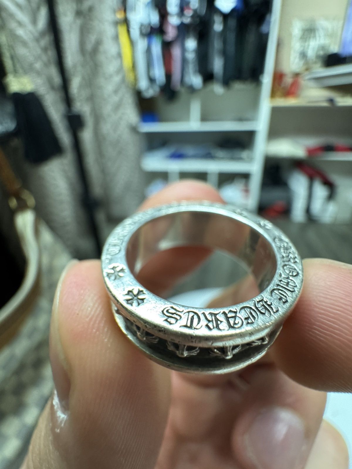 Chrome Hearts Chrome Hearts .925 2006 Plus Ring Size ONE SIZE - 6 Thumbnail