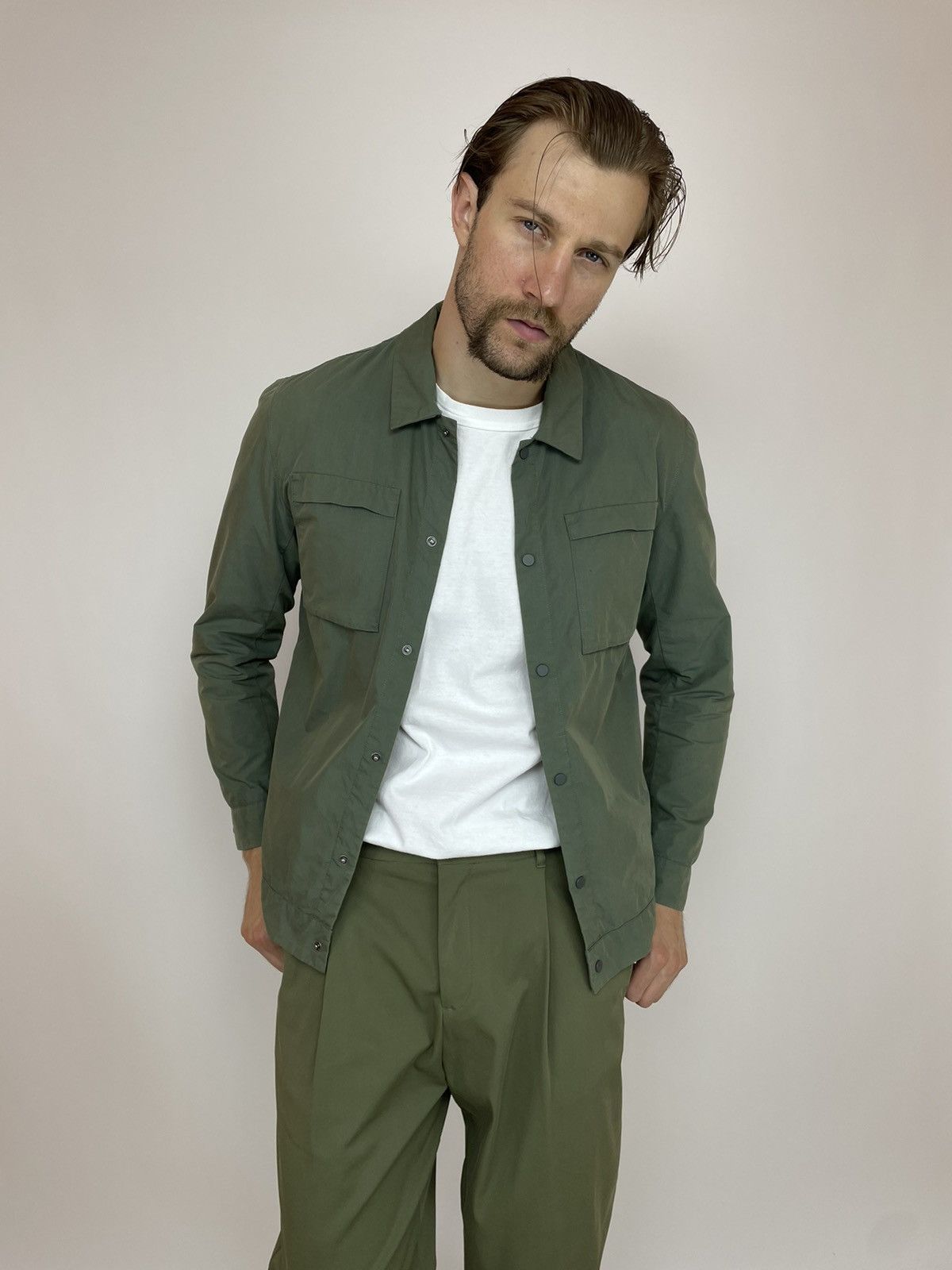 Selected Homme SELECTED HOMME SLHICON Shirt JKT Military Overshirt Mens Size US M / EU 48-50 / 2 - 3 Thumbnail
